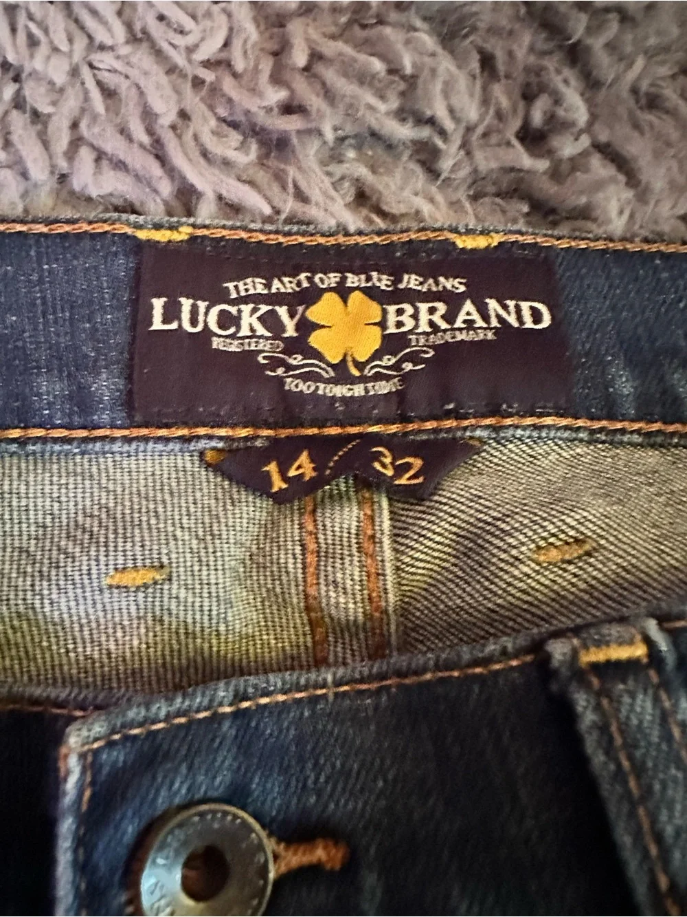 Lucky Brand Dark Sofia Boot Jeans